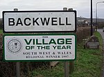 Backwell sign